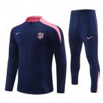 Dječji Atlético Madrid Sweatshirt Za Trening Četvrt-Zip 2024-25 Navy